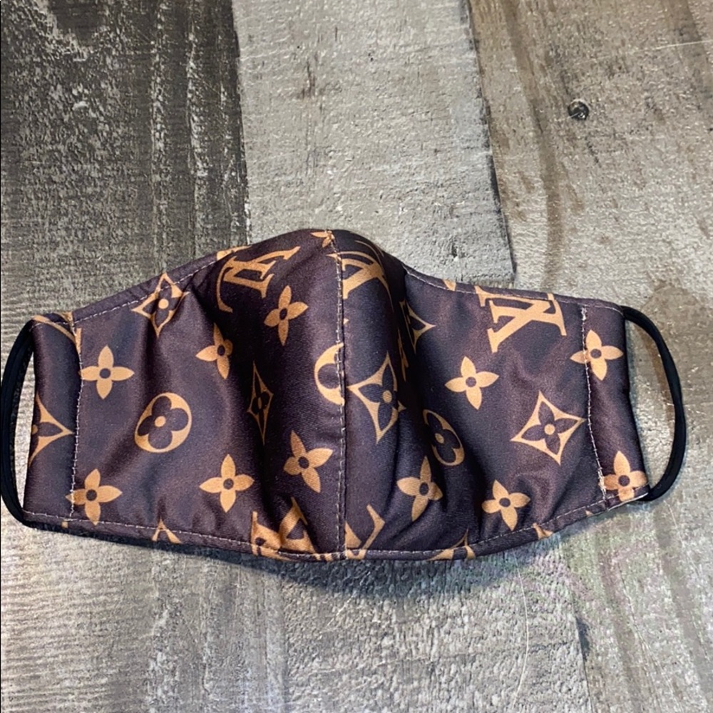 Adult designer logo face mask